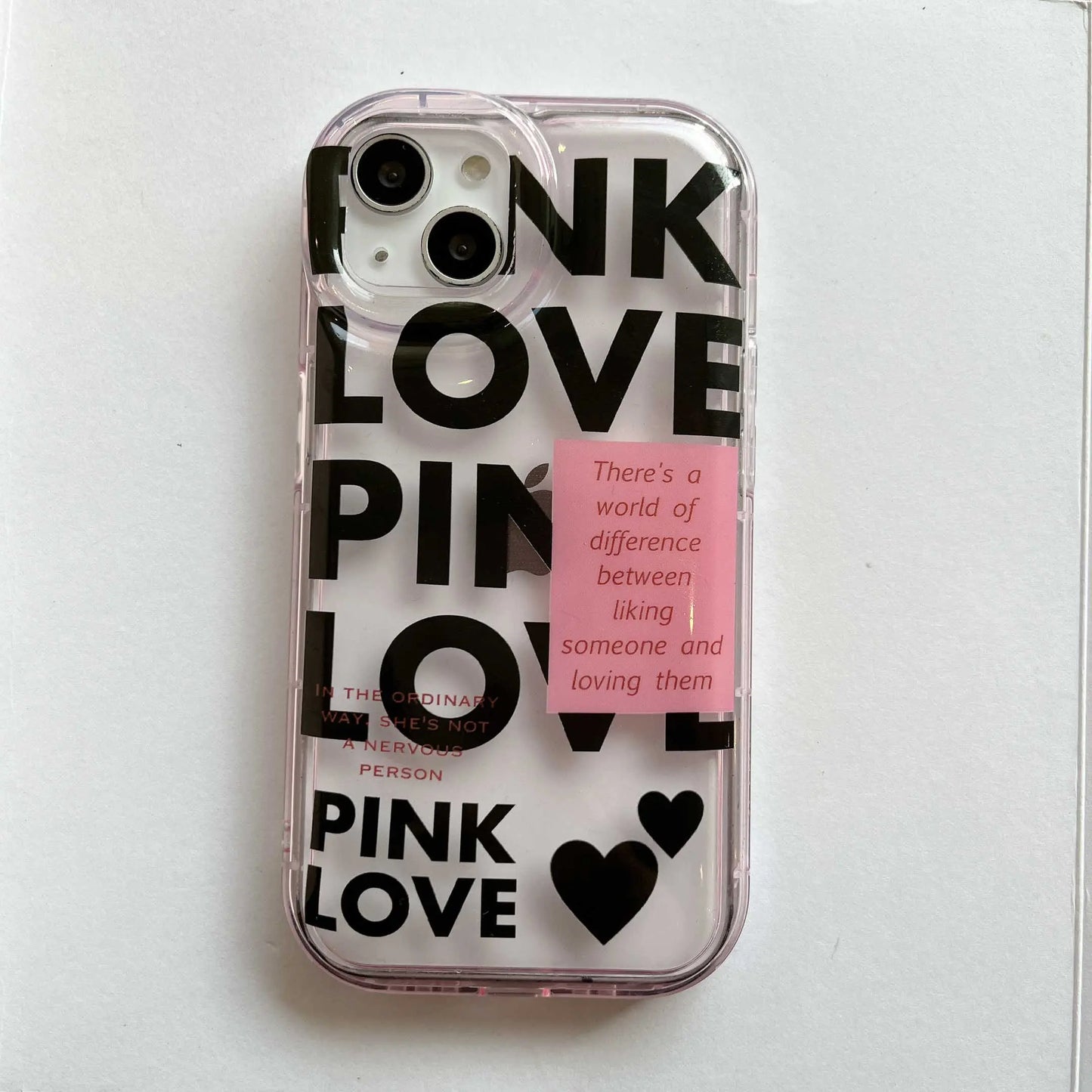 Pink Love With Pop Socket Girlish Phone Cases For iPhones 13 & 14 - caseimpec