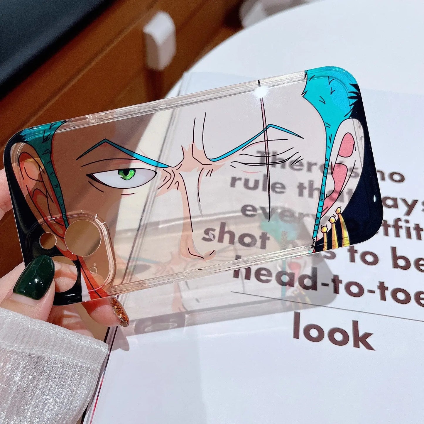 Anime Clear Back Case for iPhones 14 Pro Max - caseimpec