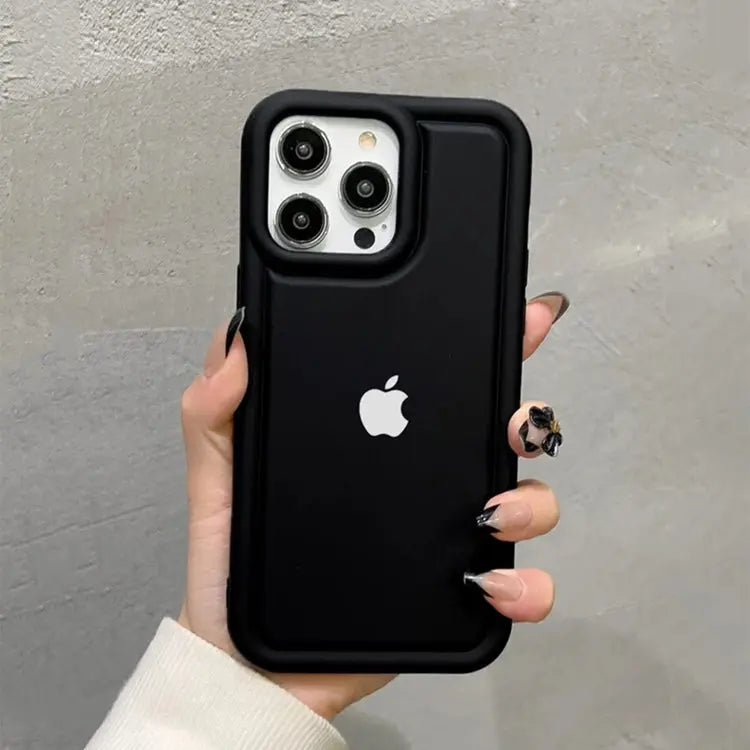 ELBY Classy Basic Minimalist Silicone Logo Case For iPhone 14 Series - caseimpec