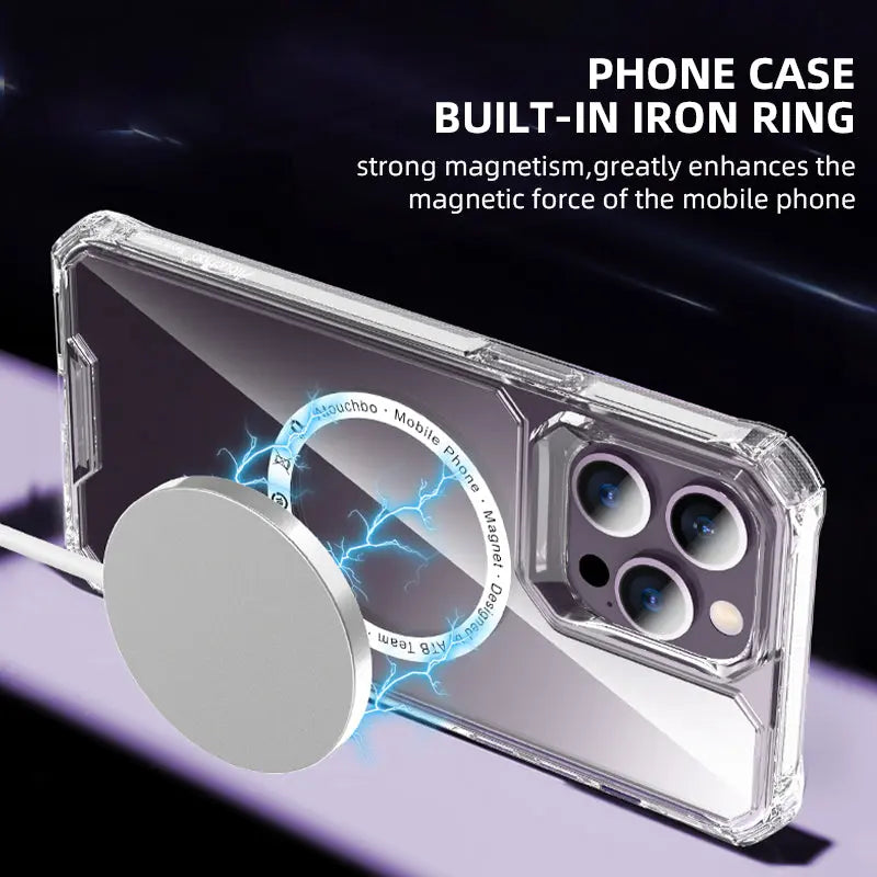Crystal Diamond Armor Magsafe Case For Iphone 13 Pro Max - caseimpec
