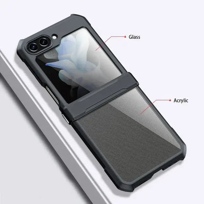 Premium Transparent Shockproof Protective Cases For Galaxy Z Flip 5 Caseimpec