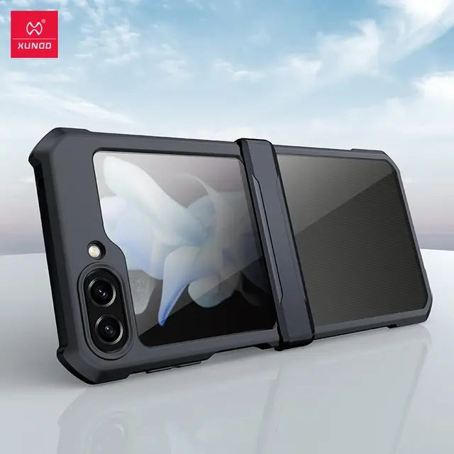 Premium Transparent Shockproof Protective Cases For Galaxy Z Flip 5 Caseimpec