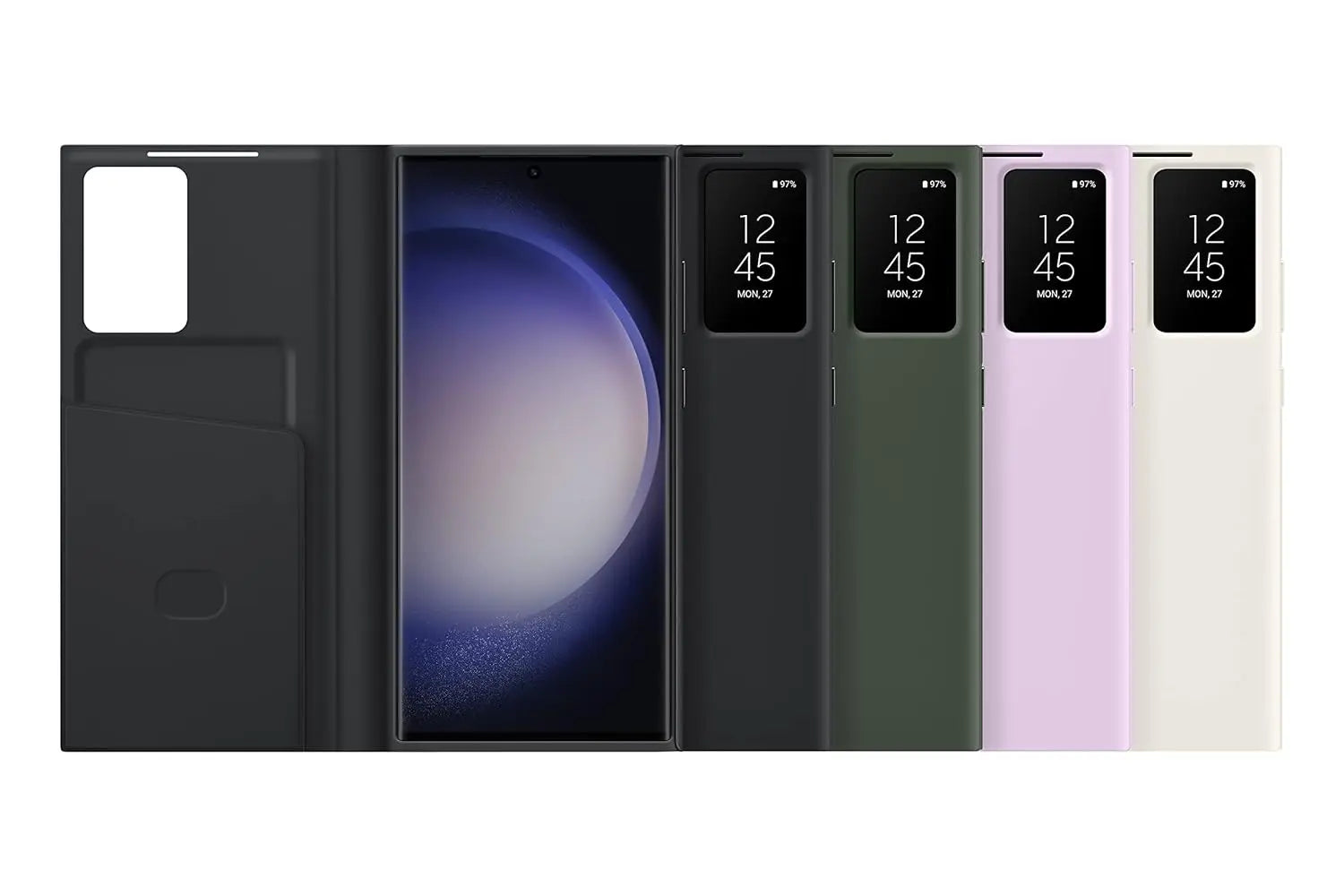 Smart View Window Flip Wallet Case for Galaxy S23 Ultra - caseimpec