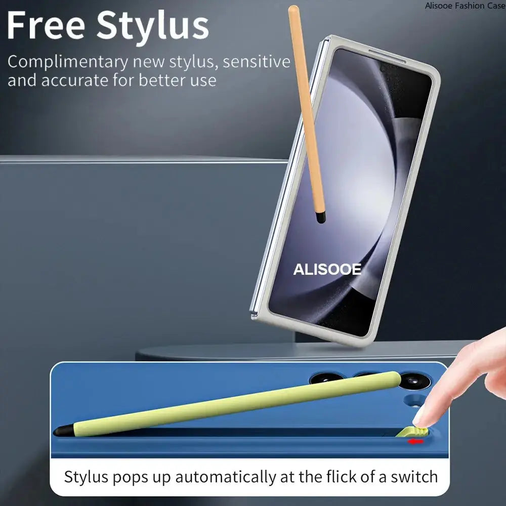 Premium Slim Stylus Pen Case For Galaxy Z Fold 4 - caseimpec