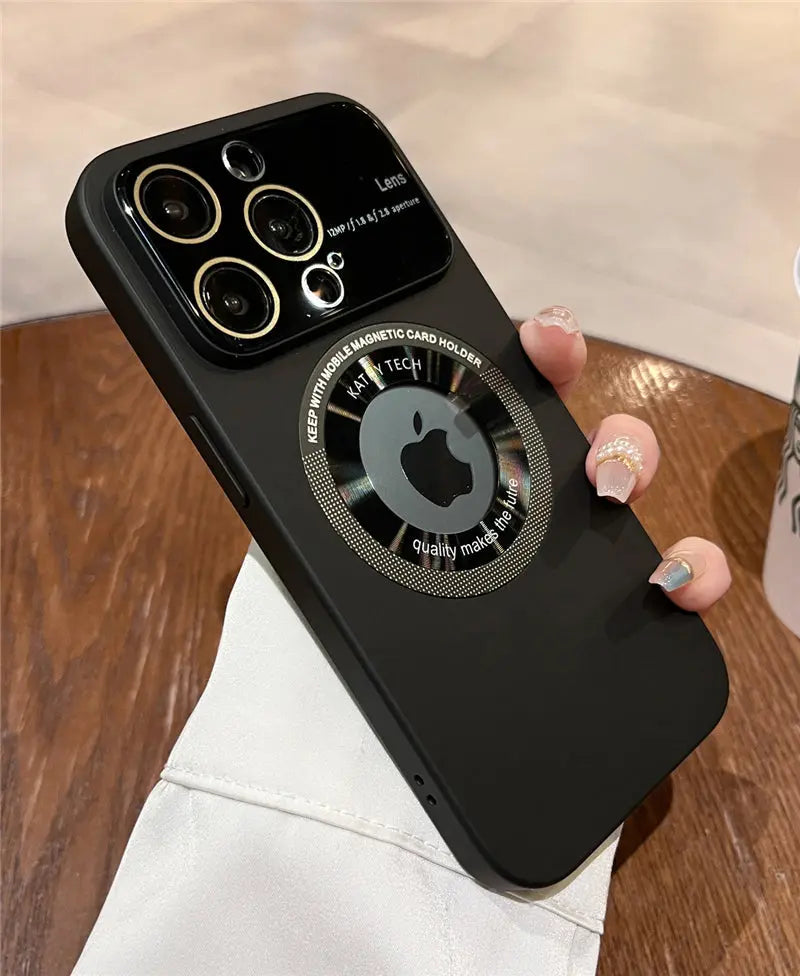 Caseimpec Premium Lens Large Window Forsted Magesafe Case For iPhones - caseimpec