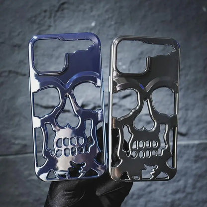 Skull Shockproof Silicone Back Case for iPhones - caseimpec