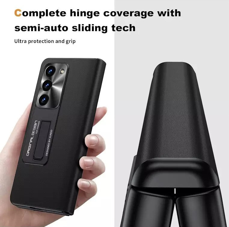 Luxury Leather 360 Protection Case For Galaxy Z Fold 5 caseimpac