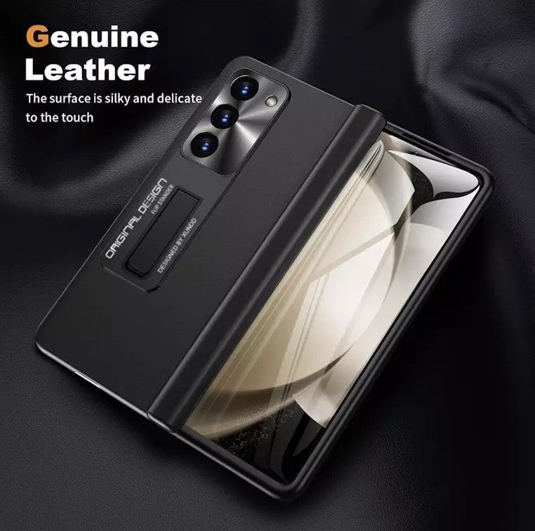 Luxury Leather 360 Protection Case For Galaxy Z Fold 5 caseimpac