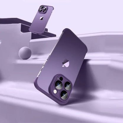 Frameless Silicone Frame Shockproof Corner Bumper Pad For iPhones - caseimpec