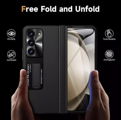 Luxury Leather 360 Protection Case For Galaxy Z Fold 5 caseimpac
