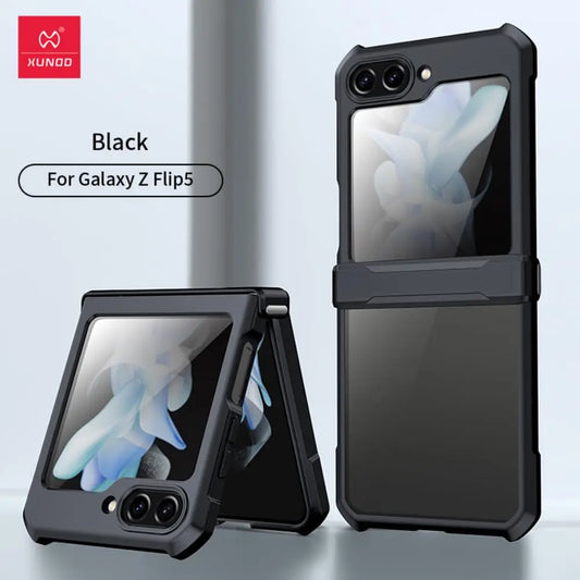 Premium Transparent Shockproof Protective Cases For Galaxy Z Flip 5 Caseimpec