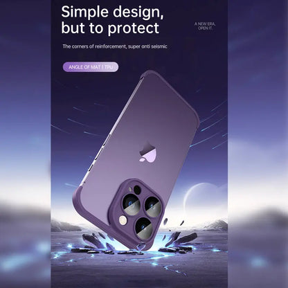 Frameless Silicone Frame Shockproof Corner Bumper Pad For iPhones - caseimpec