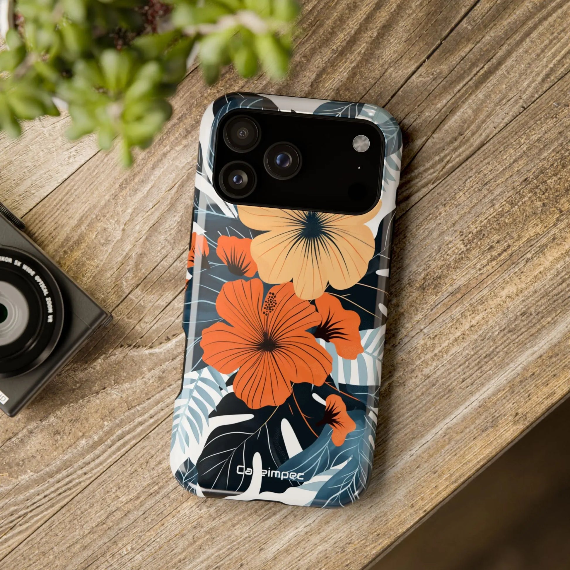 Sunset HIbiscus - Crystal Armour Case caseimpec