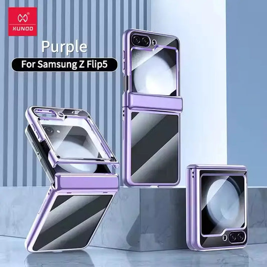 Premium Luxury Electroplated Shockproof Protective Cases For Galaxy Z Flip 5 Caseimpec
