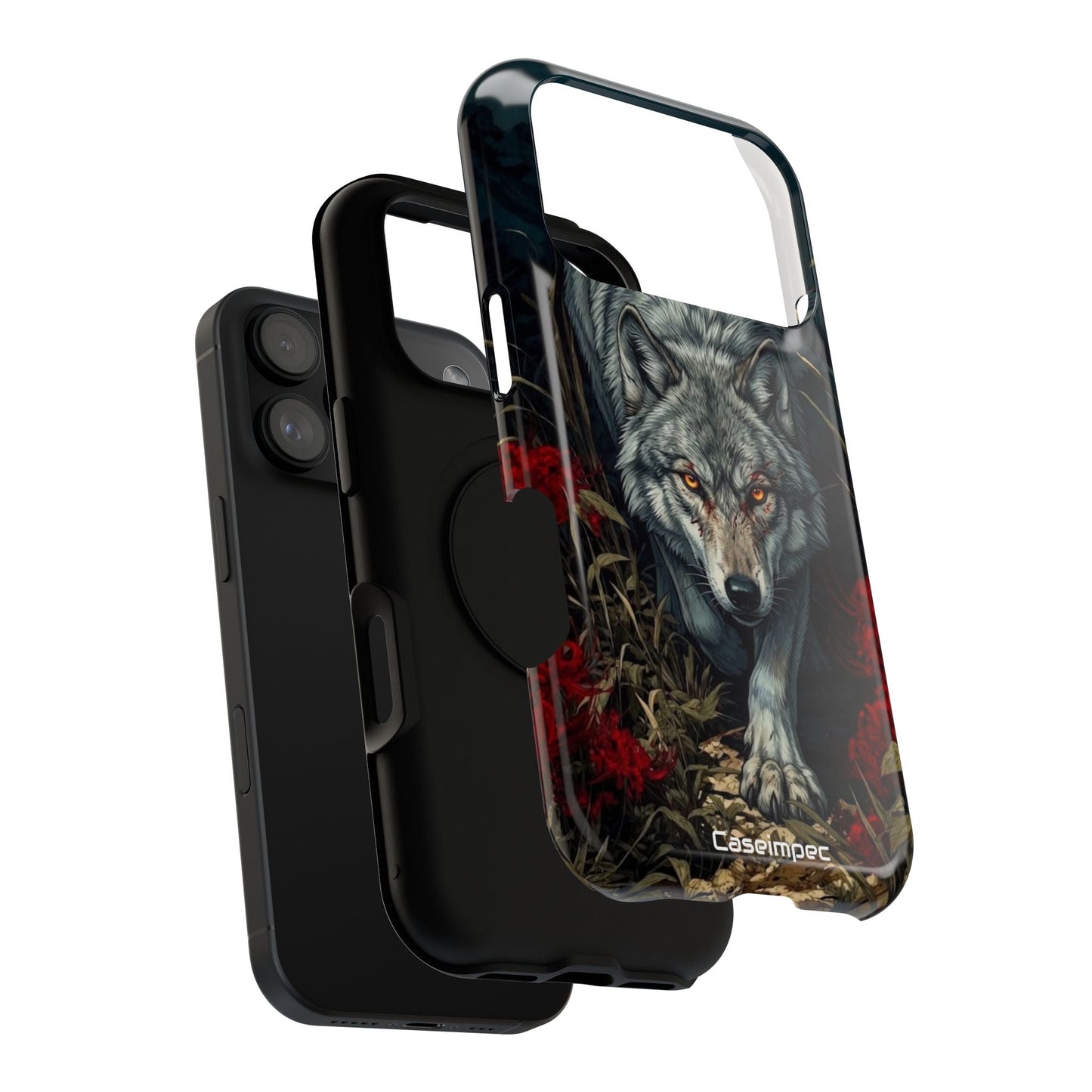 Obsidian White Wolf - Crystal Armour Case caseimpec