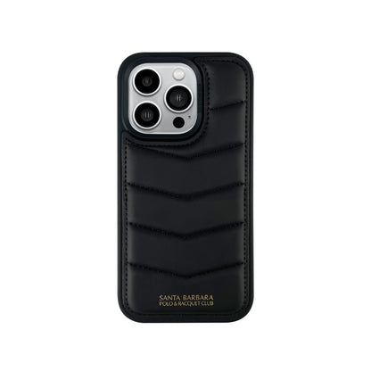 Santa Barbara CLYDE Series Embroided Leather Back Case for iPhone 14 Series - caseimpec