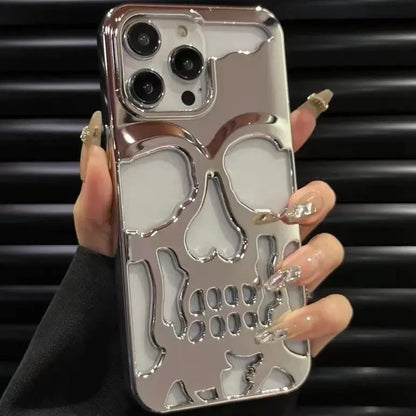 Skull Shockproof Silicone Back Case for iPhones - caseimpec