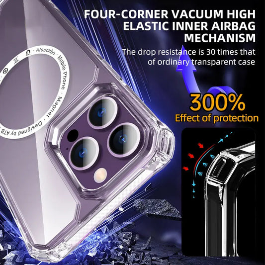Crystal Diamond Armor Magsafe Case For Iphone 13 Pro Max - caseimpec