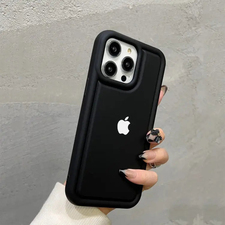 ELBY Classy Basic Minimalist Silicone Logo Case For iPhone 14 Series - caseimpec
