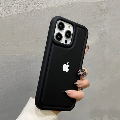 ELBY Classy Basic Minimalist Silicone Logo Case For iPhone 14 Series - caseimpec