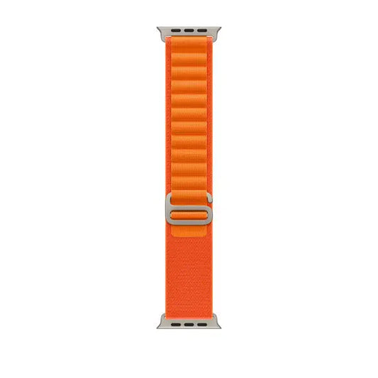 Orange Alpine Loop for Apple Watch