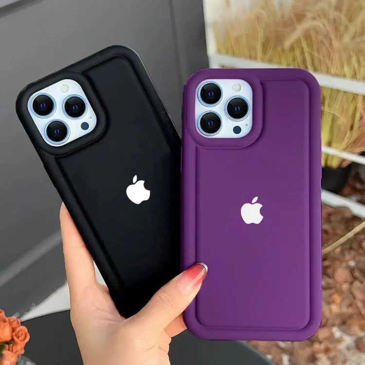 ELBY Classy Basic Minimalist Silicone Logo Case For iPhone 14 Series - caseimpec
